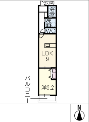 コンフォール鳴浜 1階