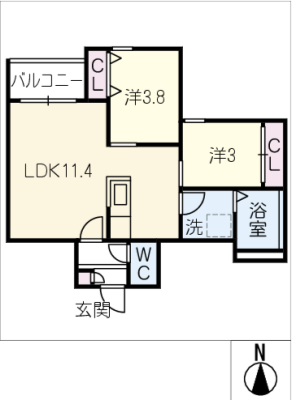 ＲＥＧＡＬＥＳＴ道徳駅前 1階