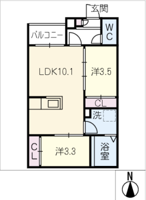 ＲＥＧＡＬＥＳＴ道徳駅前 1階