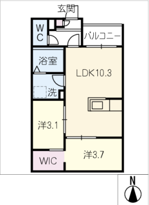 ＲＥＧＡＬＥＳＴ道徳駅前 1階