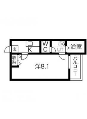 クレフラスト三吉Ⅱ 1階