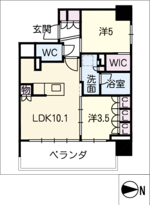 ｸﾘｵ ﾗﾍﾞﾙｳﾞｨ名古屋花の木