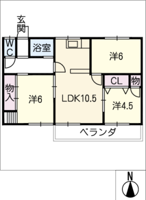 天塚コーポラス　２０８号室 2階