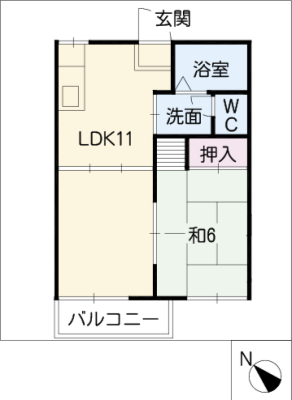 コーポさつき 1階