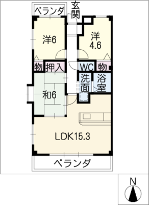 グランドヒルズ港北１番館 3階