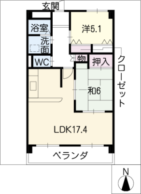 ミクニハイツⅡ 4階