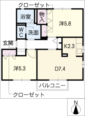 グランコート丸池Ｃ棟 1階