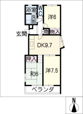 大西パークマンション 1階