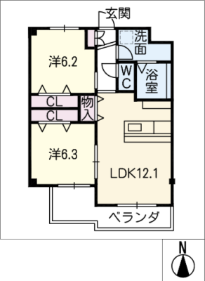 ラコ・フォルテⅡ 3階