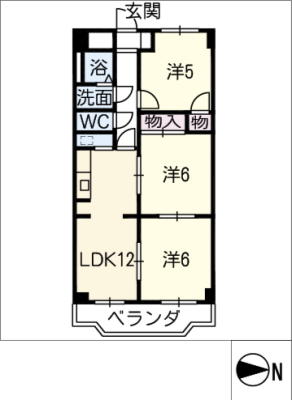 ニューコーポ築地１００６号室