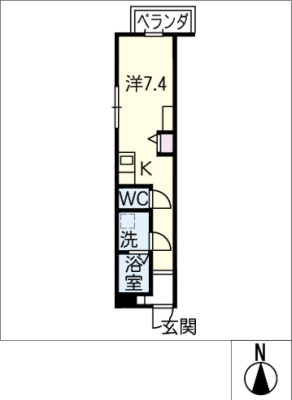 Ｐｒｅｃｈｅｒみなと 2階