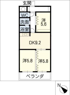 エトワールＥＢＡ 2階