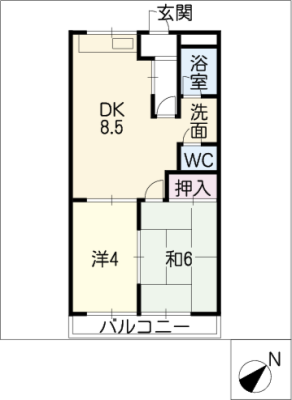 リバーハイツ木曽 1階