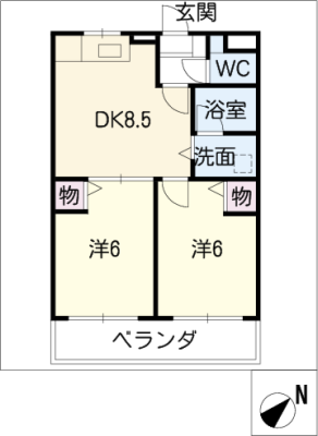 クラージュ 1階