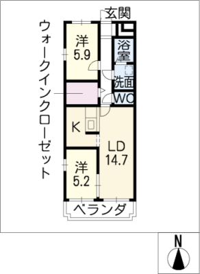 アンシャンテ 2階