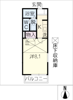 カーサチェルビーノ 1階