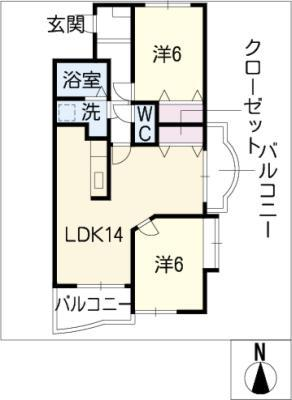 メゾンリュンヌ 2階