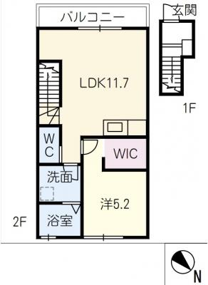 仮)いなべ市北勢町大辻新田長屋A棟