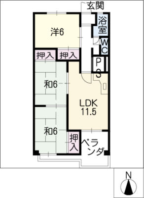 緑園サンコーポ 2階