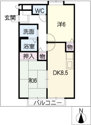 サンガーデンみちづか 2階