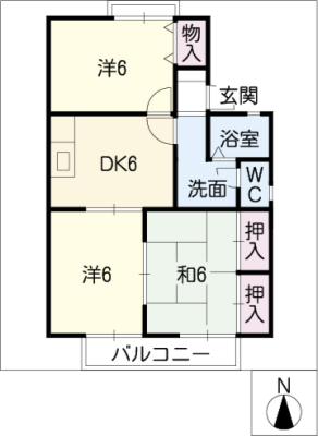 エスポワール三宝 2階