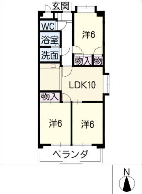 グリーンモア楠 2階