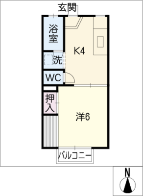 アーバンハイツ林 2階