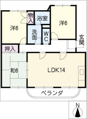 サンハイツ和田 3階