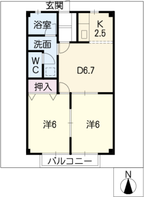 ヴィーブル養老 2階