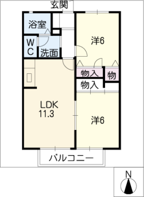 コンフォーム大井Ａ棟 1階