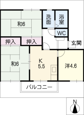 ドミール平成　Ｄ棟 2階