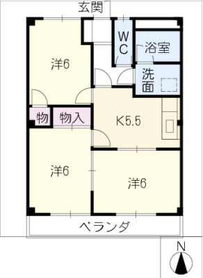 プレステージＨＡＹＡＮＯ 3階