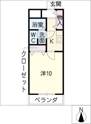 ＭＩＴＡＫＡマンション笠木 2階