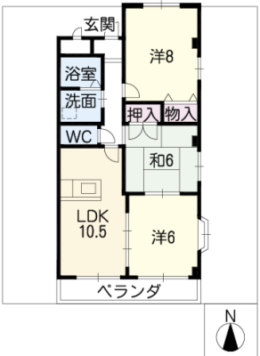 エトワール霞 2階