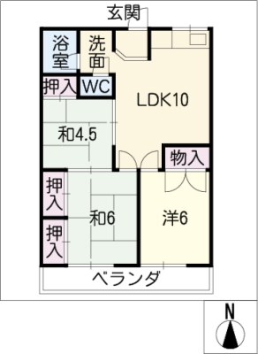 ウサミアパートメント 4階