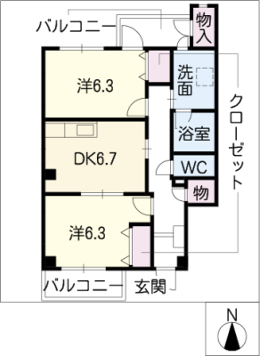 メゾン・シュクル 1階