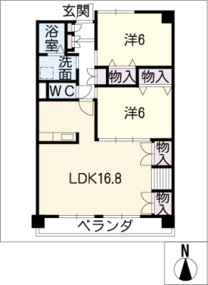 サンパレスＫ 2階