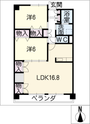 サンパレスＫ 2階