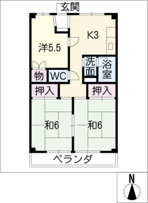 国枝ハイツ 4階