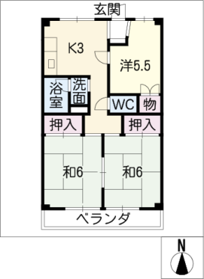 国枝ハイツ 3階