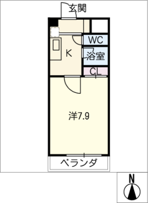 マンションローズⅦ 6階