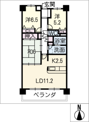 レールシティ大垣駅前３０４号室 3階