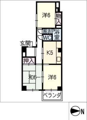 ＣＡＳＡ緑樹館 2階