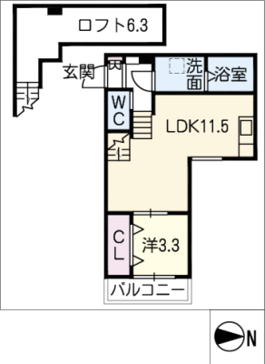 N51 APARTMENT大垣Ⅱ 2階