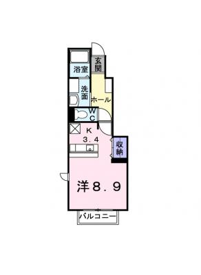 カルム・アルモニーＢ 1階