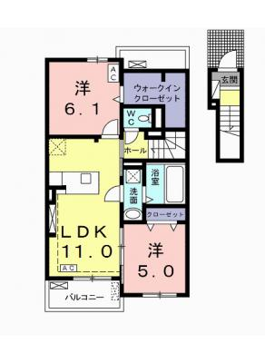 コンフォート長松Ⅰ 2階