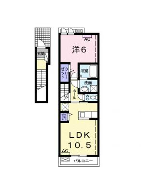 サンリット青柳Ｄ 2階