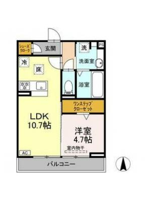 D-ROOM南高橋町WEST 1階