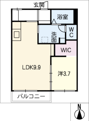 カーサナイトウ 2階