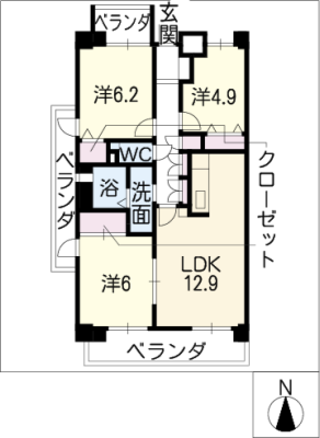 サーナ野並 8階